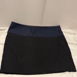 Gap wool blend Two Tone Black & Navy Women's Mini Skirt size 6